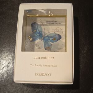 Demdaco Blue and Gold Butterfly Sun Catcher